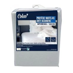 COLAS NORMAND Protège Matelas Imperméable Absorbant Anti Acariens