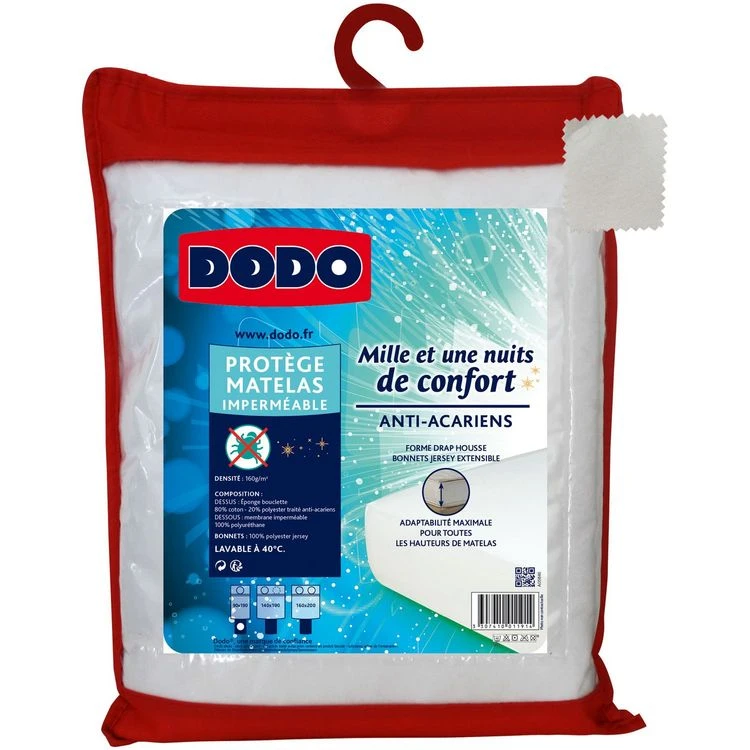 DODO Protège Matelas Imperméable En Polycoton Anti-acariens MILLE ET UNE NUITS DE CONFORT 3 DODO Protège Matelas Imperméable En Polycoton Anti-acariens MILLE ET UNE NUITS DE CONFORT