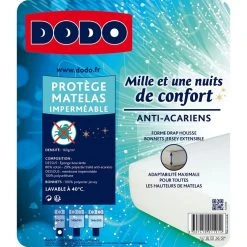 DODO Protège Matelas Imperméable En Polycoton Anti-acariens MILLE ET UNE NUITS DE CONFORT 7 DODO Protège Matelas Imperméable En Polycoton Anti-acariens MILLE ET UNE NUITS DE CONFORT -vidaXL BOUTIQUE B2CD 1095