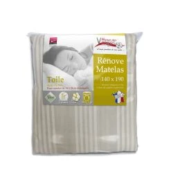 Maison Des Vosges Housse Rénove Matelas 30 Cm Coton Anti-tâches RUBENS