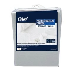 COLAS NORMAND Protège Matelas Absorbant En Molleton Gratté CARIOCA