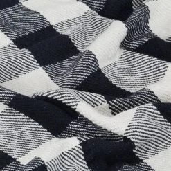 VIDAXL Couverture Coton Carreaux 125 X 150 Cm Bleu Marine 11 VIDAXL Couverture Coton Carreaux 125 X 150 Cm Bleu Marine -vidaXL BOUTIQUE B2CD 1253