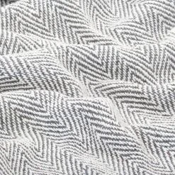 VIDAXL Couverture Coton A Chevrons 220 X 250 Cm Gris 12 VIDAXL Couverture Coton A Chevrons 220 X 250 Cm Gris -vidaXL BOUTIQUE B2CD 1269