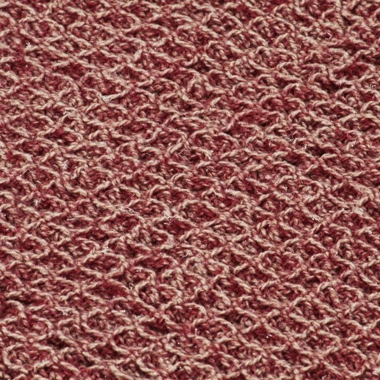 VIDAXL Couverture En Coton 125 X 150 Cm Bordeaux 7 VIDAXL Couverture En Coton 125 X 150 Cm Bordeaux – Image 5