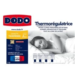 DODO Couette Tempérée THERMOREGULATRICE 300g/m² -vidaXL BOUTIQUE B2CD 132