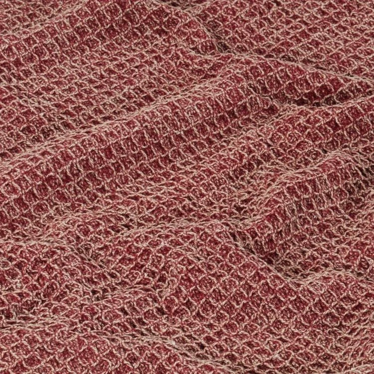 VIDAXL Couverture En Coton 220 X 250 Cm Bordeaux 6 VIDAXL Couverture En Coton 220 X 250 Cm Bordeaux – Image 4