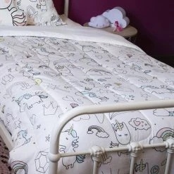 No Name Couette 140x200 Cm + Taie + Coussin Déco Unicorn 7 No Name Couette 140x200 Cm + Taie + Coussin Déco Unicorn -vidaXL BOUTIQUE B2CD 140