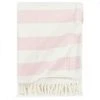 VIDAXL Couverture Coton Rayures 125 X 150 Cm Vieux Rose 1 VIDAXL Couverture Coton Rayures 125 X 150 Cm Vieux Rose -vidaXL BOUTIQUE B2CD 1424