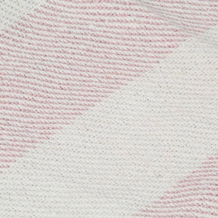 VIDAXL Couverture Coton Rayures 125 X 150 Cm Vieux Rose 6 VIDAXL Couverture Coton Rayures 125 X 150 Cm Vieux Rose – Image 4