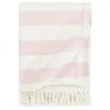 VIDAXL Couverture Coton Rayures 220 X 250 Cm Vieux Rose 2 VIDAXL Couverture Coton Rayures 220 X 250 Cm Vieux Rose -vidaXL BOUTIQUE B2CD 1434
