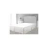 Soleil D'ocre Cache Sommier Microfibre 140x190 Cm Blanc -vidaXL BOUTIQUE B2CD 1555