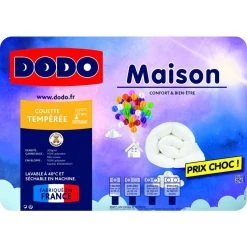 DODO Couette Tempérée En Polyester 300 G/m² MAISON -vidaXL BOUTIQUE B2CD 17