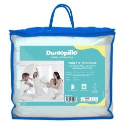 DUNLOPILLO Couette Tempérée Toucher Tout Doux 350 G/m² TENDRESSE