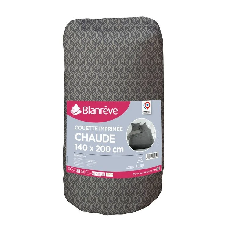 BLANREVE Couette Imprimée Chaude En Microfibre Motif Art Déco 3 BLANREVE Couette Imprimée Chaude En Microfibre Motif Art Déco