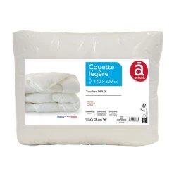 ACTUEL Couette Légère En Microfibre Toucher Doux 200 G/m² BASIC