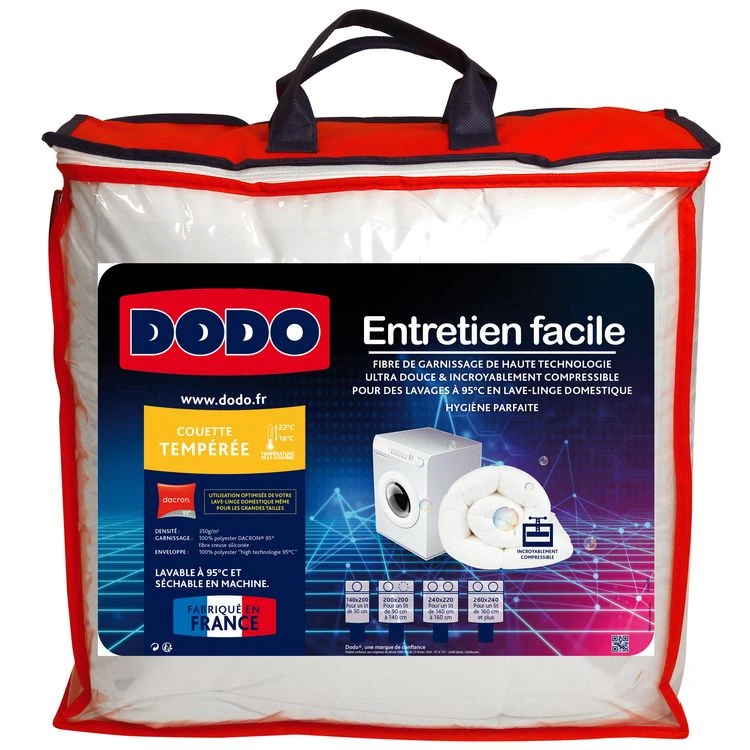 DODO Couette Tempérée Hygiène Parfaite DODO Entretien Facile 3 DODO Couette Tempérée Hygiène Parfaite DODO Entretien Facile
