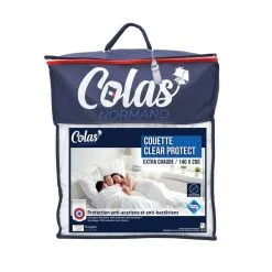 COLAS NORMAND Couette Extra Chaude Anti Acariens CLEAR PROTECT