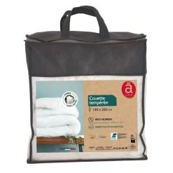 ACTUEL Couette Tempérée En Microfibre Anti Acariens 300 G/m² BASIC