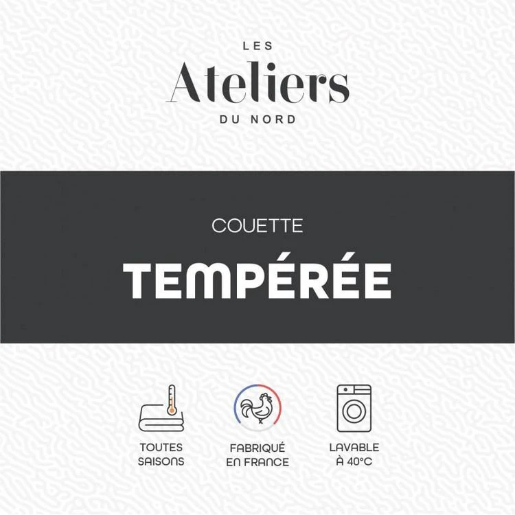 ATELIERS DU NORD Couette Tempérée - Tempérée - 6 ATELIERS DU NORD Couette Tempérée - Tempérée - – Image 4
