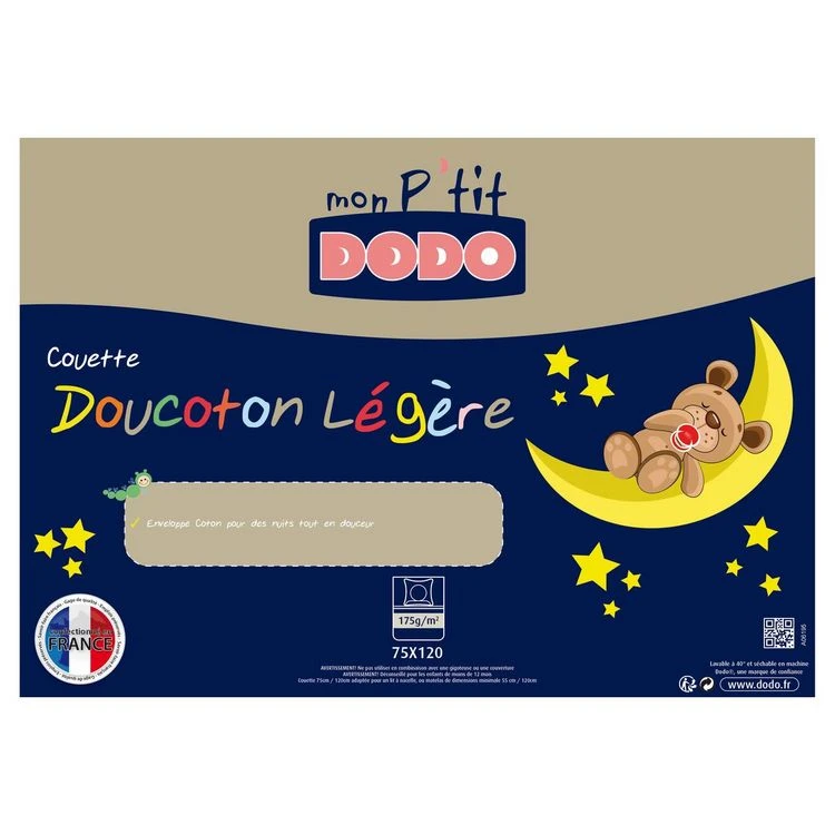 DODO Couette P'tit DODO Doucoton Légère 4 DODO Couette P'tit DODO Doucoton Légère – Image 2