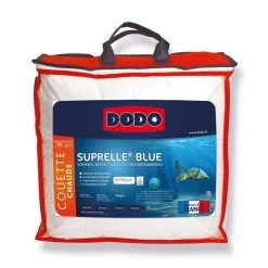 DODO Couette Chaude Confort Exceptionnel 400 G/m² SUPRELLE BLUE