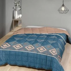 Mortreux Couette Imprimée Double Face 220x240 Cm Ethnic Blue 7 Mortreux Couette Imprimée Double Face 220x240 Cm Ethnic Blue -vidaXL BOUTIQUE B2CD 422
