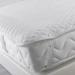 Paris Prix Surmatelas Microfibre Mata 160x200cm Blanc