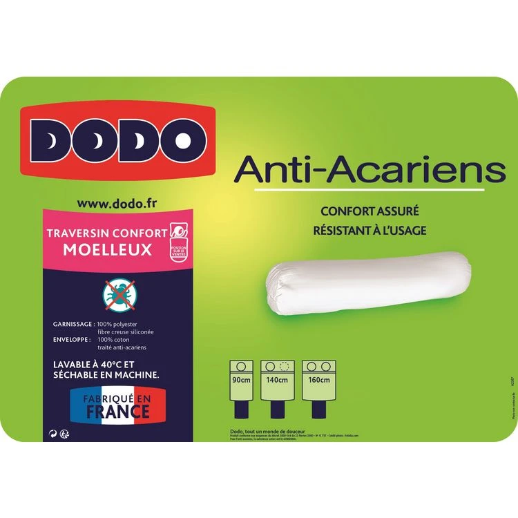 DODO Traversin DODO ANTI-ACARIENS 5 DODO Traversin DODO ANTI-ACARIENS – Image 3