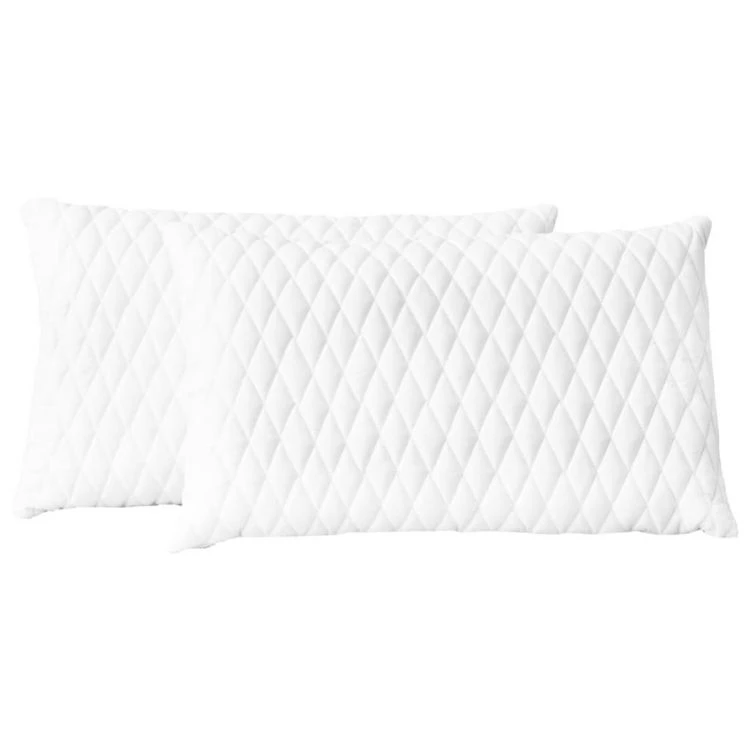 VIDAXL 2x Oreillers 60x40x14 Cm Mousse A Memoire De Forme 4 VIDAXL 2x Oreillers 60x40x14 Cm Mousse A Memoire De Forme – Image 2