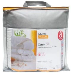 ACTUEL Couette Chaude Unie En Coton 300 G/m²