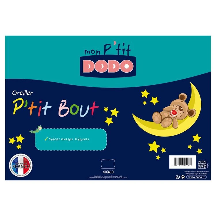 DODO Oreiller DODO P'TIT BOUT MULTI LAV 4 DODO Oreiller DODO P'TIT BOUT MULTI LAV – Image 2