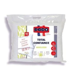 DODO Lot D'oreillers Confort Moelleux En Tissu Et Fibre Recyclés TOTAL CONFIANCE