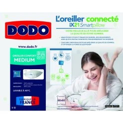 DODO Oreiller Connecté IX21 - Le Coach De Votre Sommeil -vidaXL BOUTIQUE B2CD 813