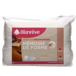 BLANREVE Oreiller Ergonomique à Mémoire De Forme