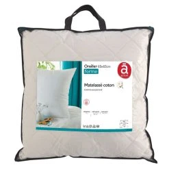 ACTUEL Oreiller Soutien Ferme Matelassé En Coton 57 Fils