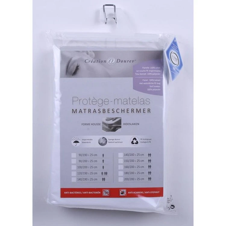 Dourev Protège matelas éponge forme housse anti-bactéries anti-acariens flanelle Dourev Protège Matelas éponge Forme Housse Anti-bactéries Anti-acariens Flanelle -vidaXL BOUTIQUE B2CD 995