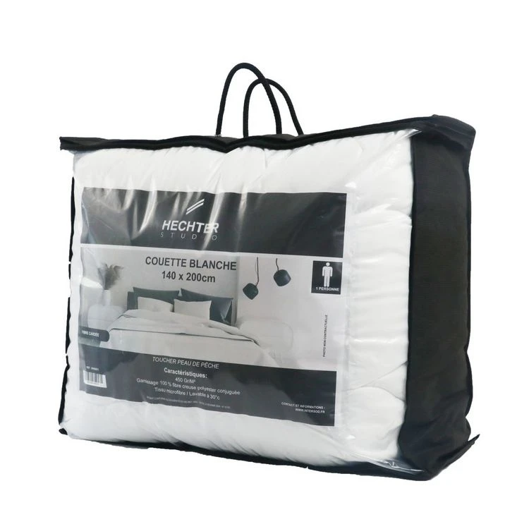 HECHTER STUDIO Couette Tempérée En Microfibre Toucher Peau De Pêche 450gm 2 HECHTER STUDIO Couette Tempérée En Microfibre Toucher Peau De Pêche 450gm